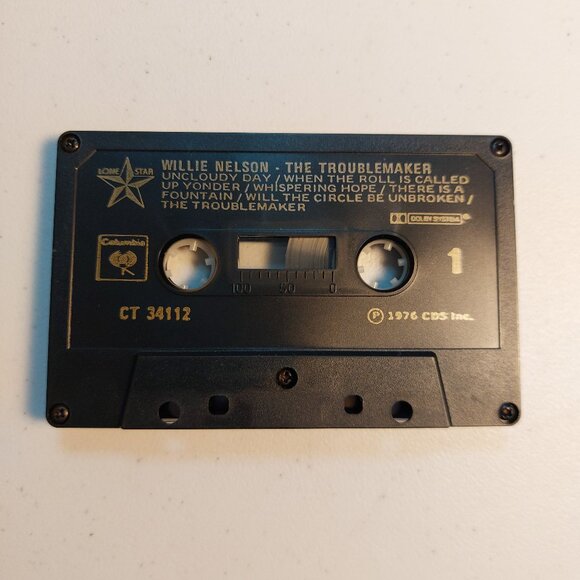 Willie Nelson ~ The Troublemaker (cassette tape, 1976) tested and works - Picture 2 of 3
